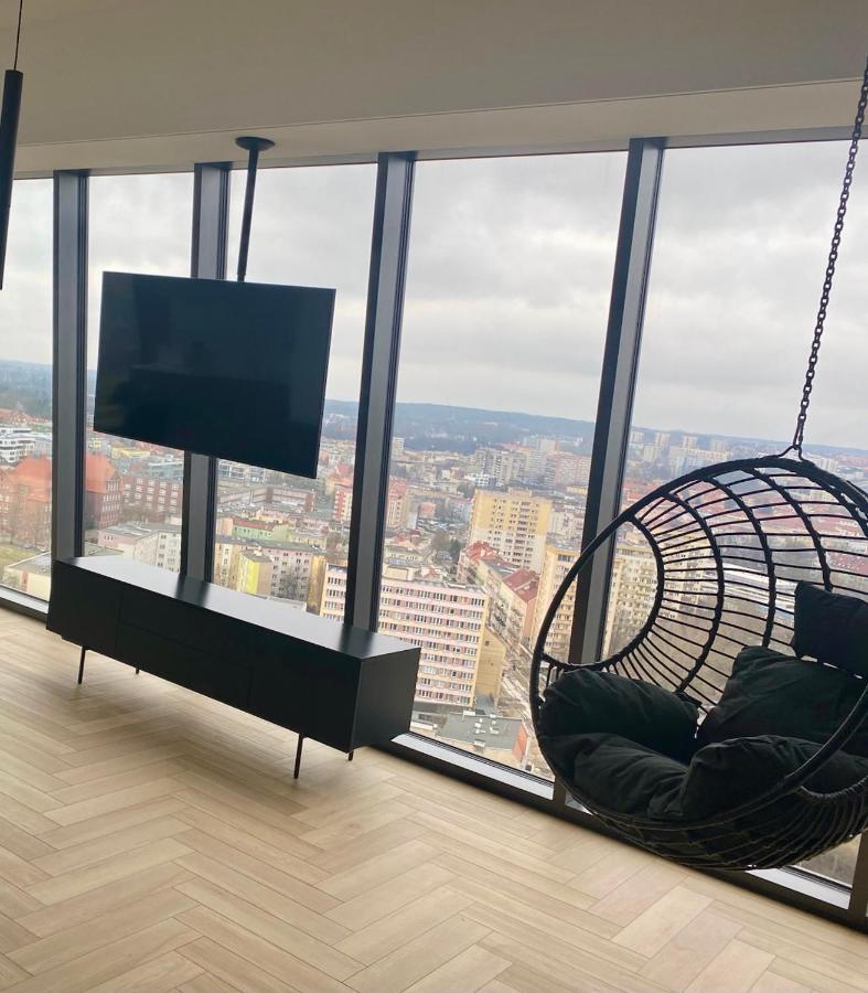 Hanza Tower Szczecin Sky Apart 18Th Floor A Apartment Exterior photo